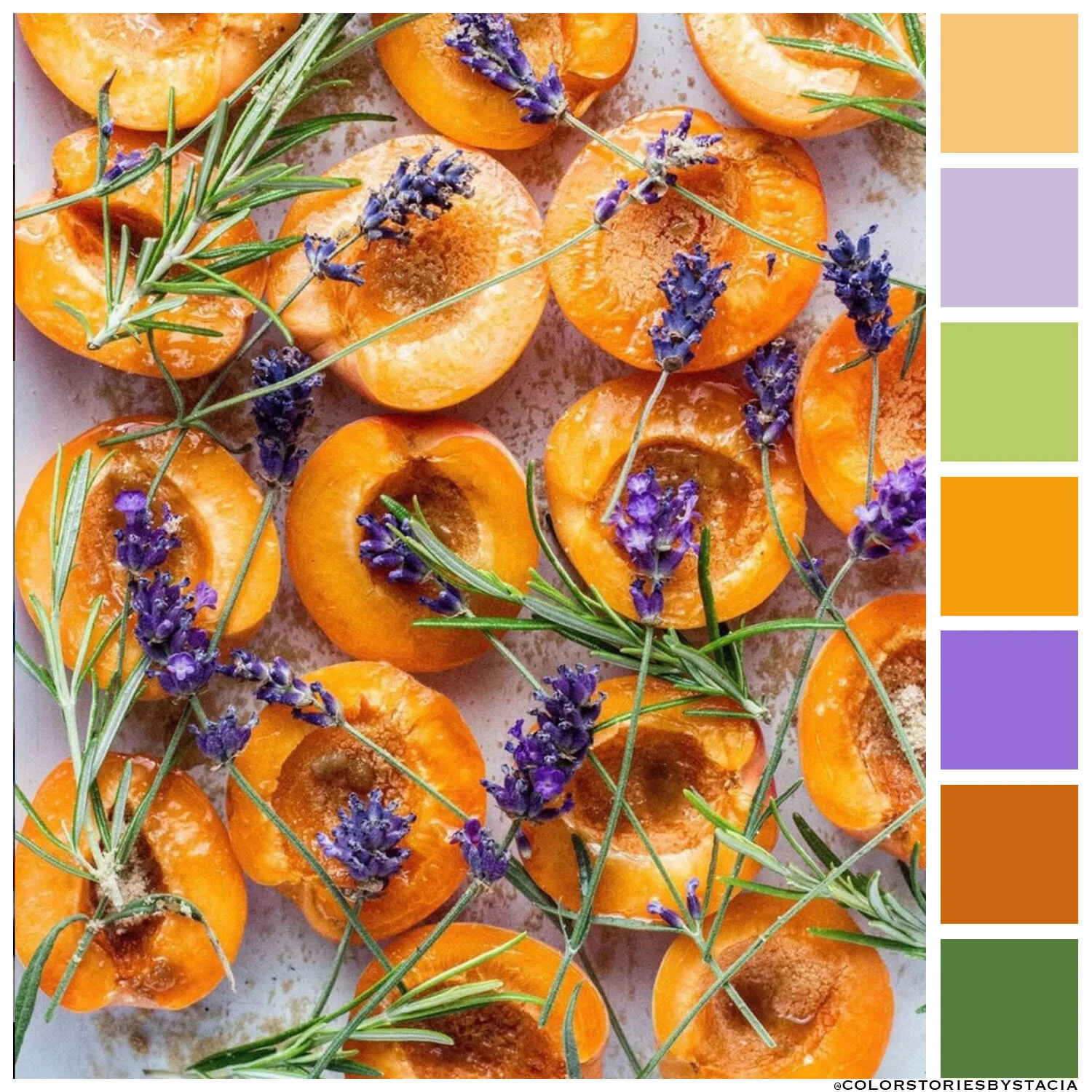 Apricot, Lavender and Rosemary