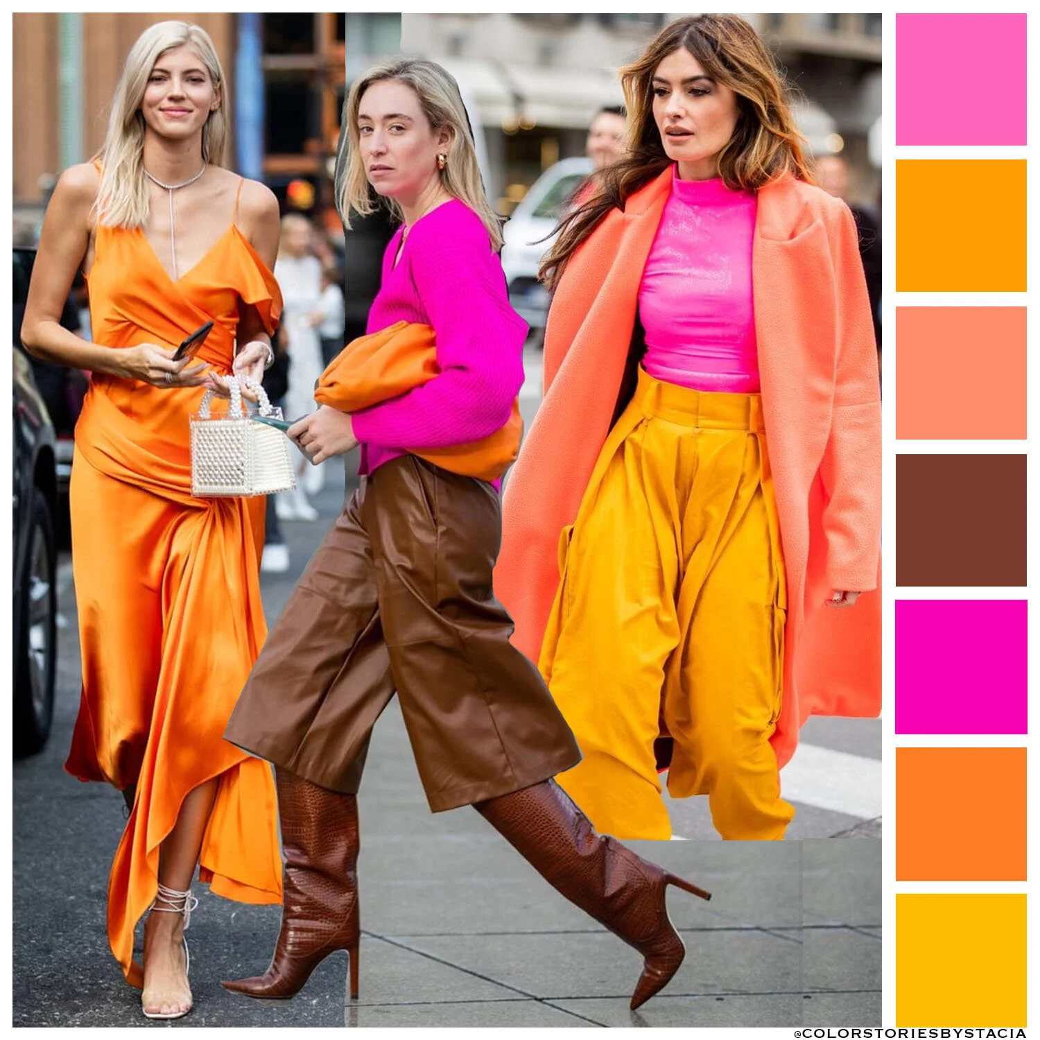Hot Pink &amp; Tangerine