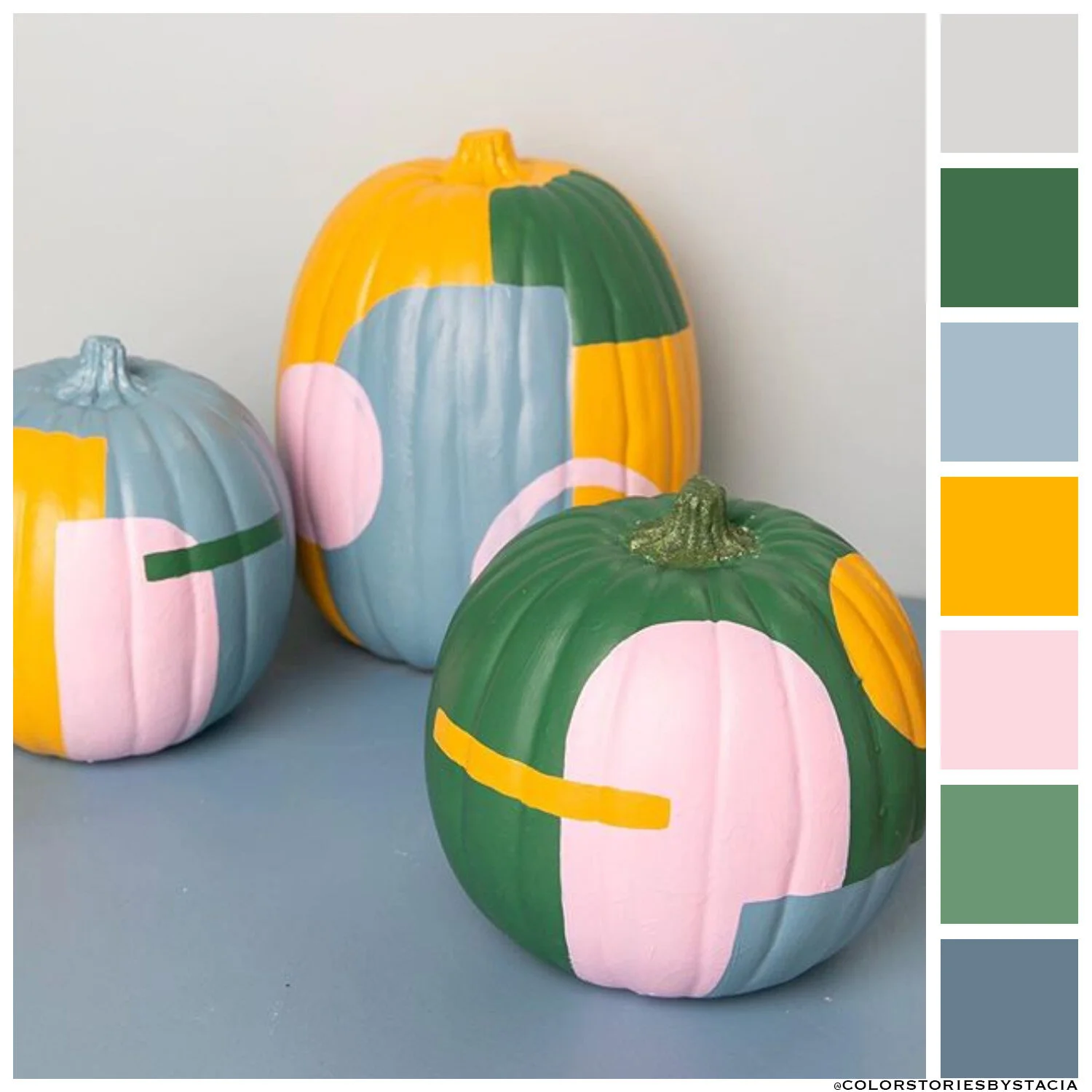 Colorblock Pumpkins