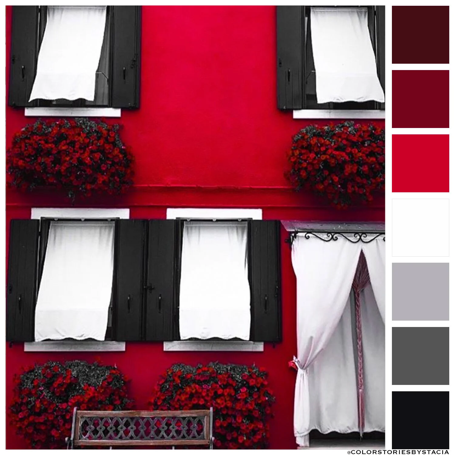 Black, White and Red All Over...