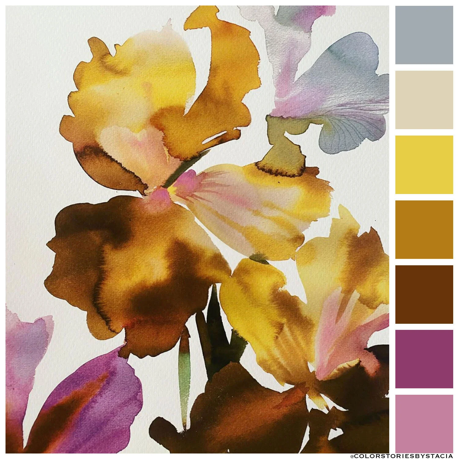 Marigold Watercolor Floral