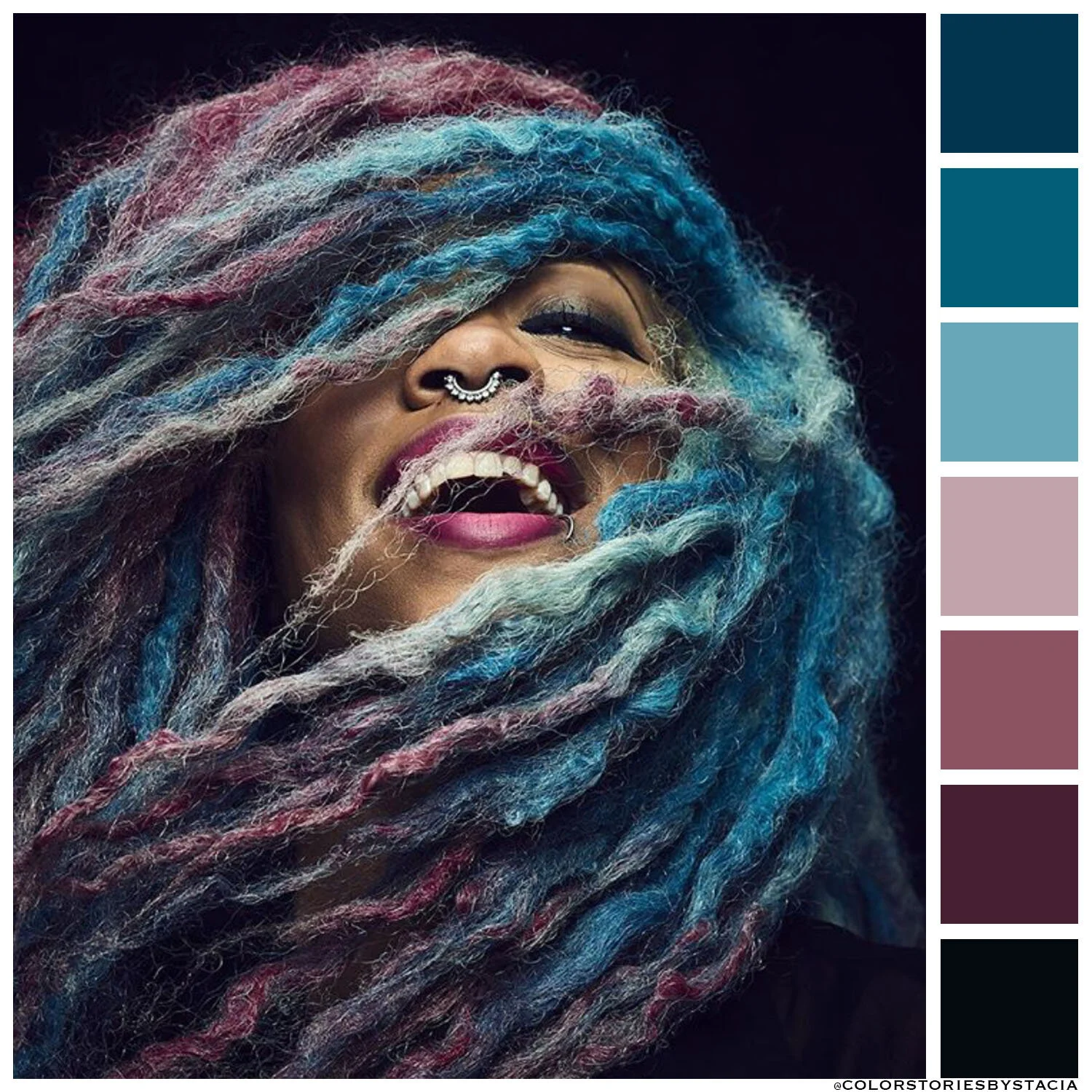 Jewel Tone Ombré