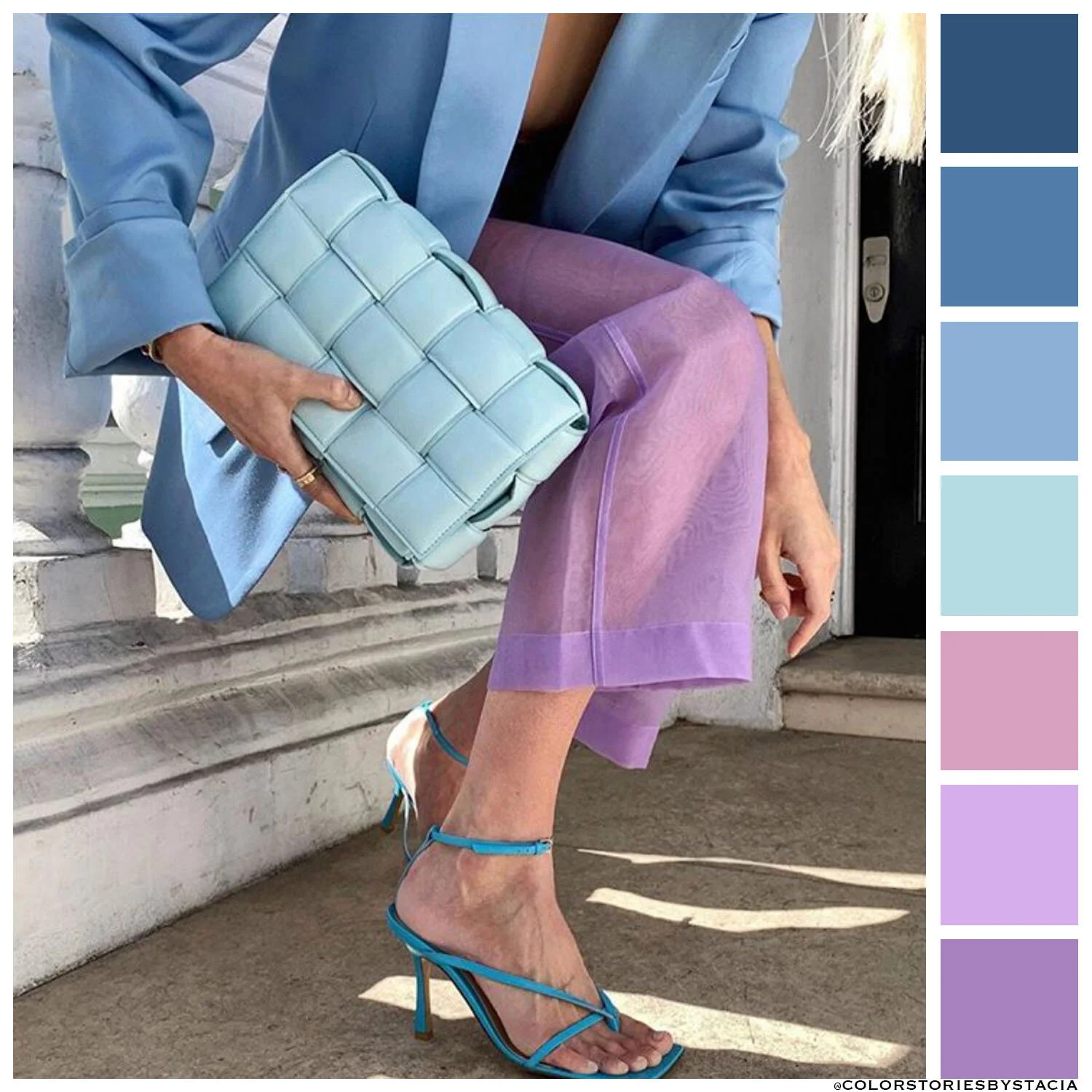 Spring Styling | Blue + Lavender