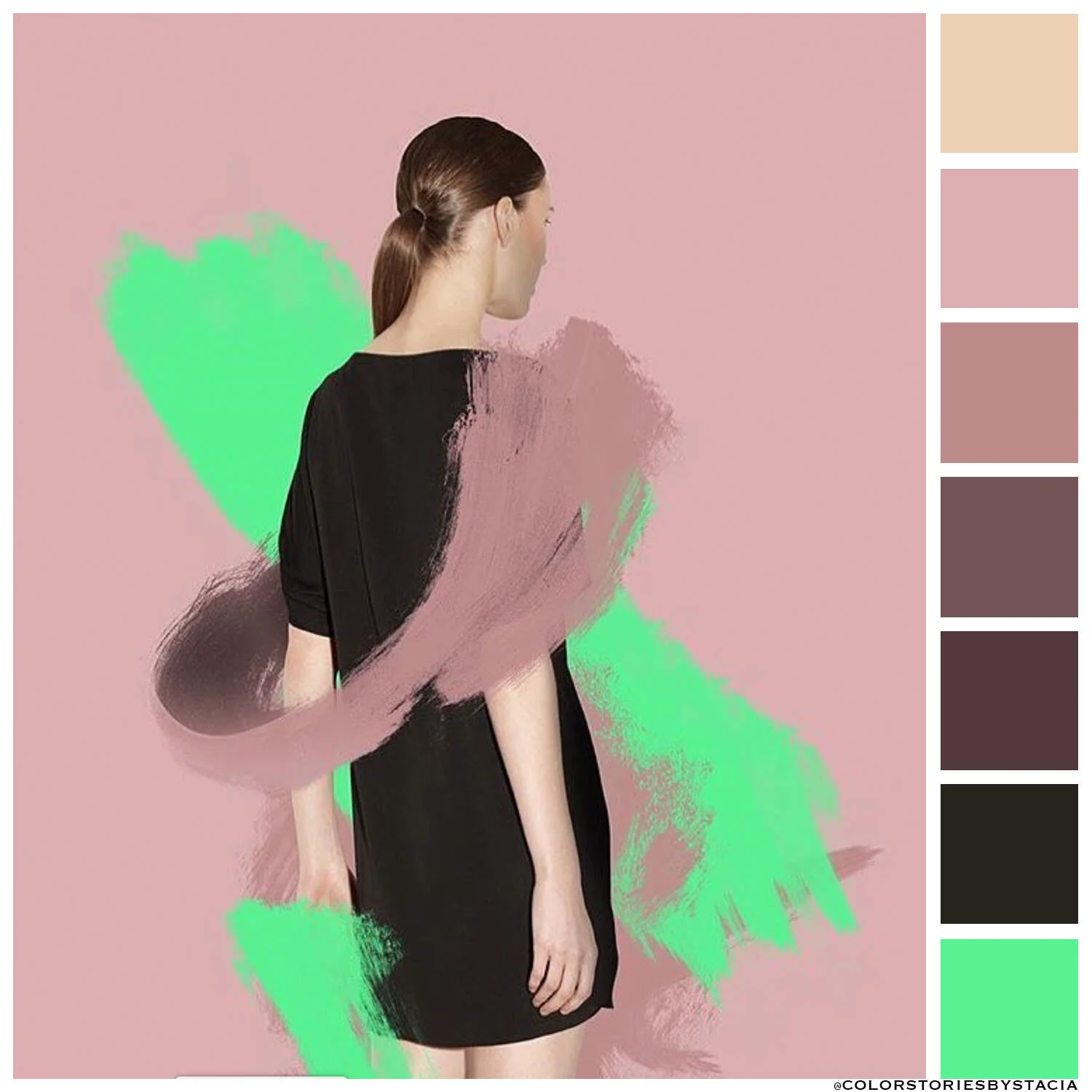 Mauve + Lime