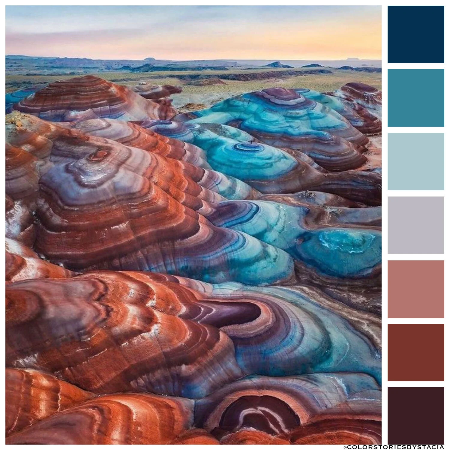 Red + Blue Mountains