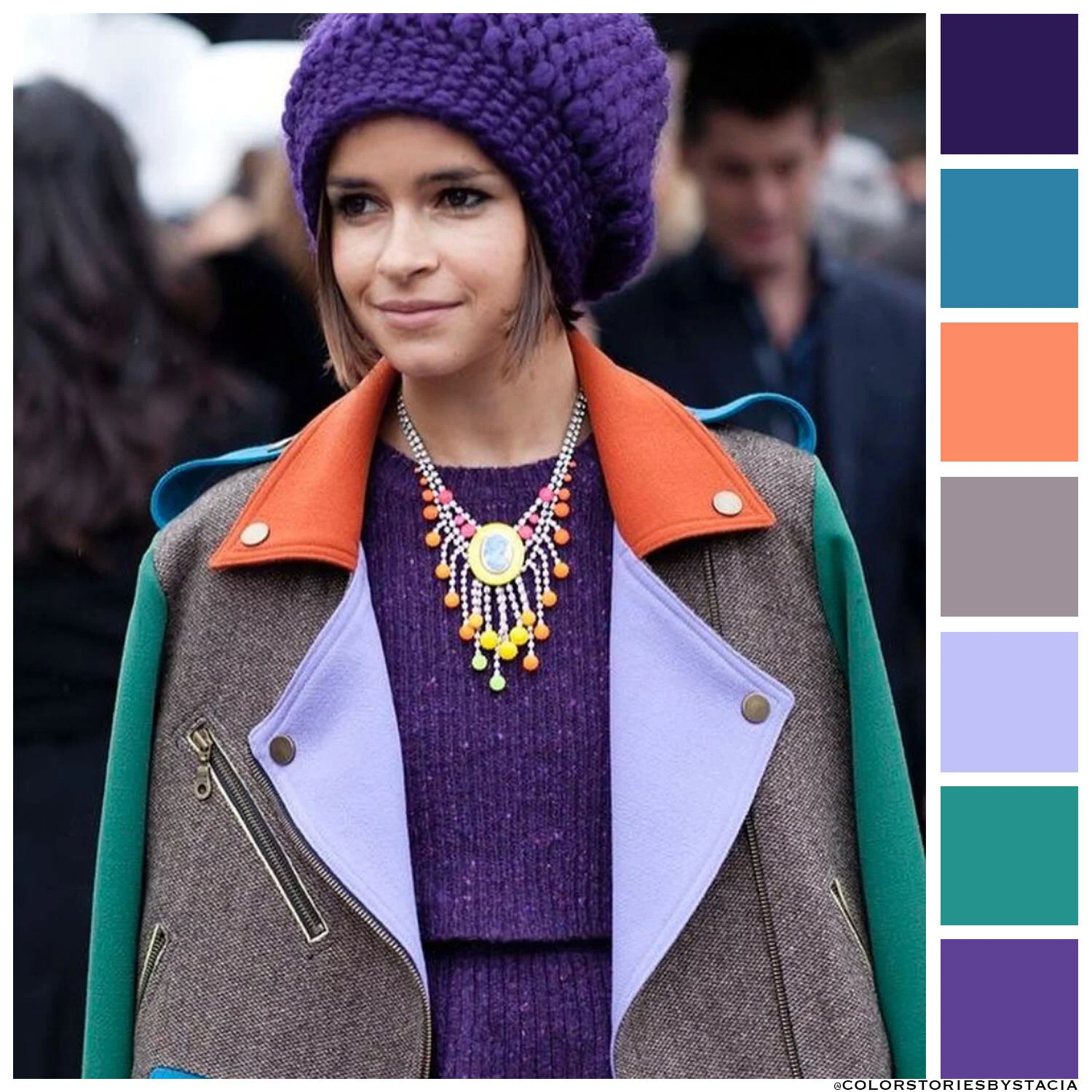 Mira Duma Colorblock