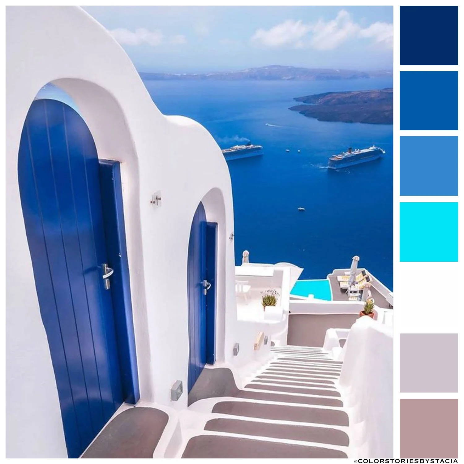 Santorini Blue