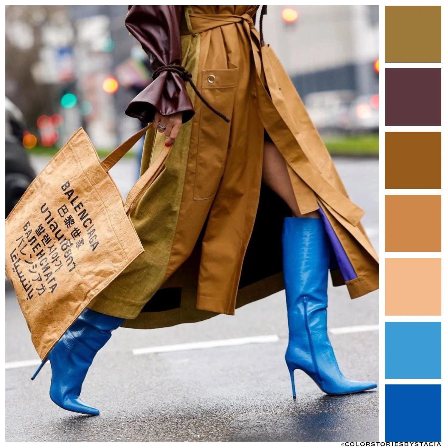 Cobalt + Caramel 🍂💙⁠