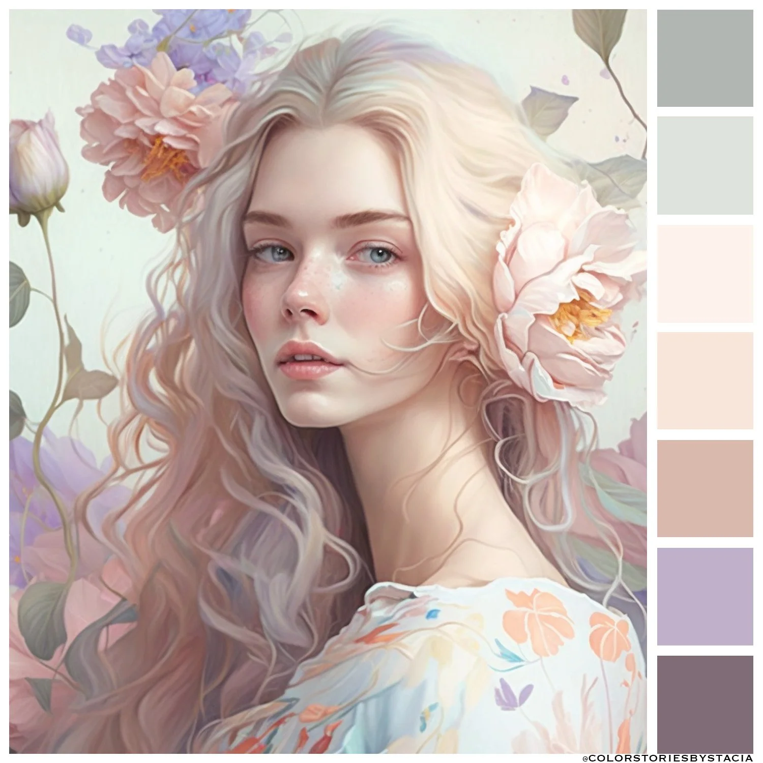 Floral portrait
