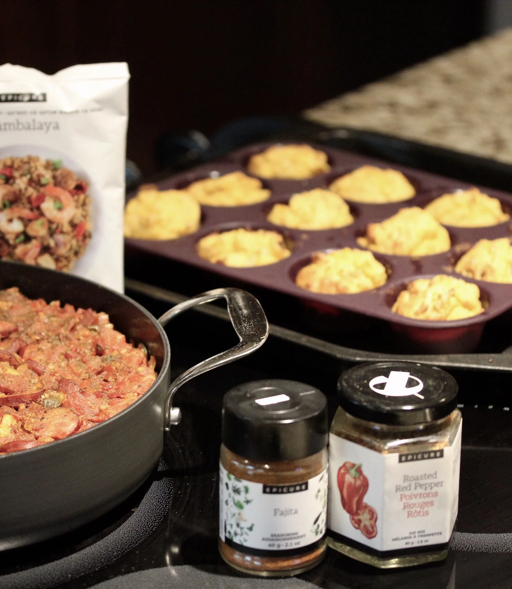 Cajun Cornmeal Muffins
