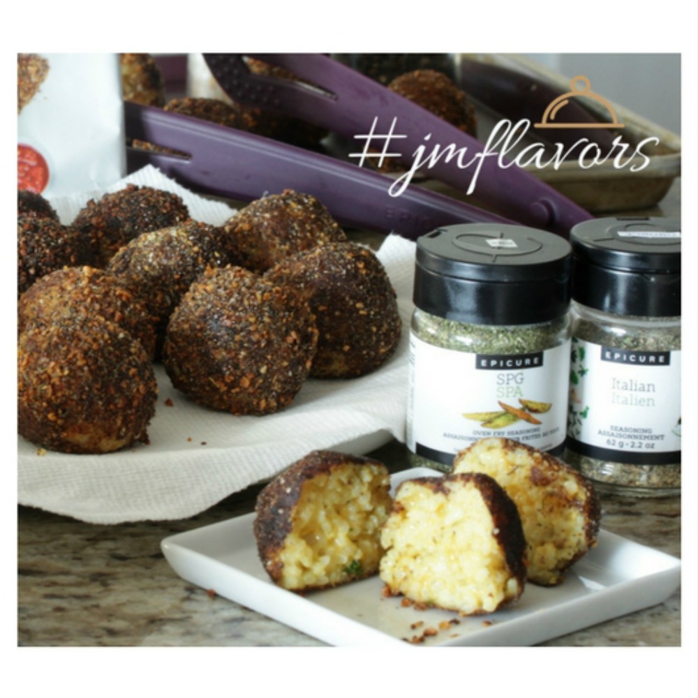 Cheesy Italiano Rice Balls