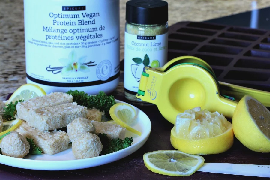 Lemon Protein Bars