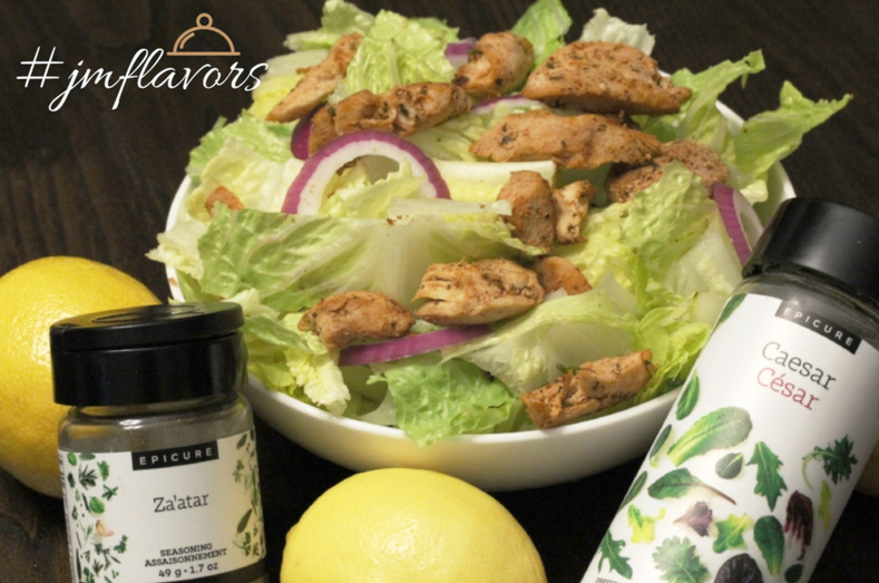 Za'atar Chicken Caesar Salad