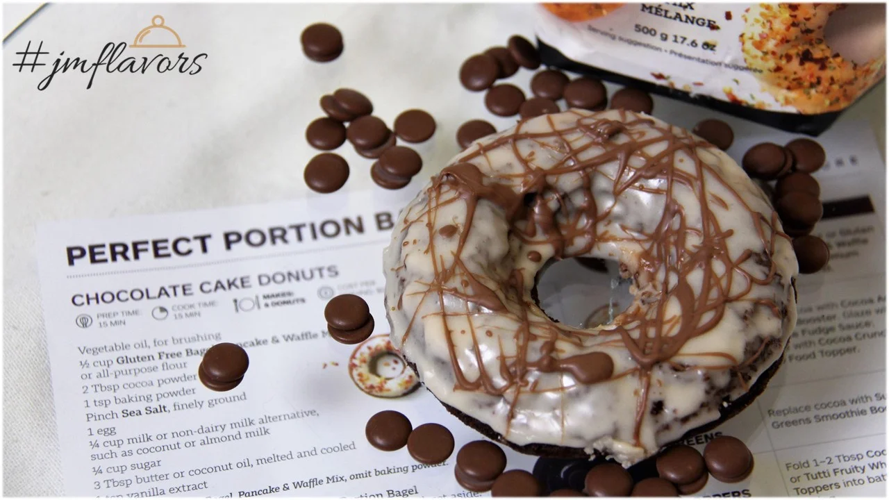 Perfect Portion Chocolate Cake Donuts