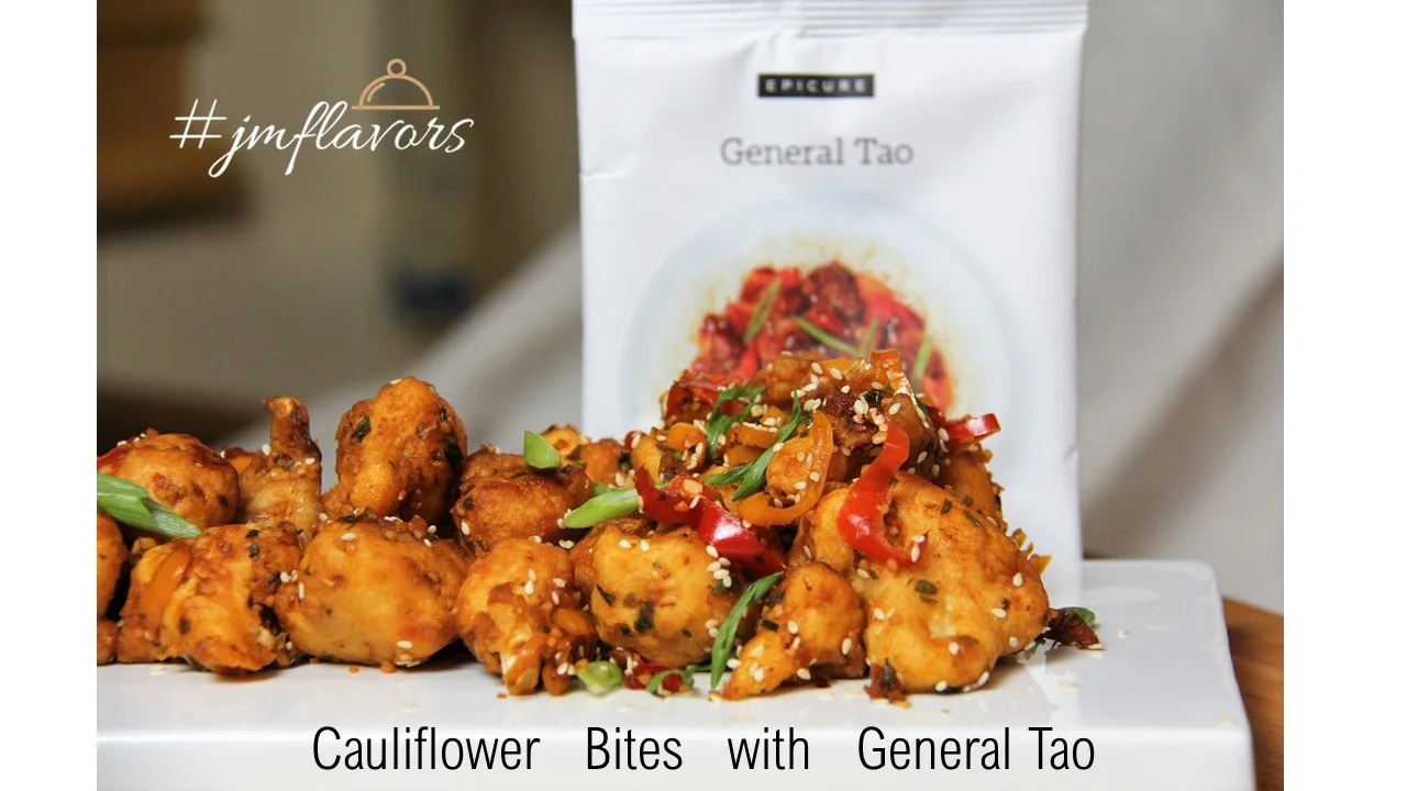 Cauliflower Bites with General Tao
