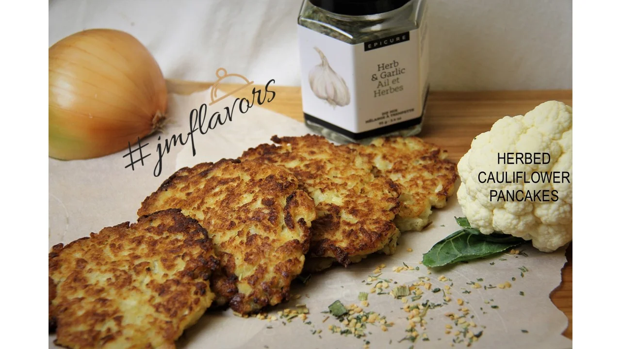 Herbed Cauliflower Pancakes