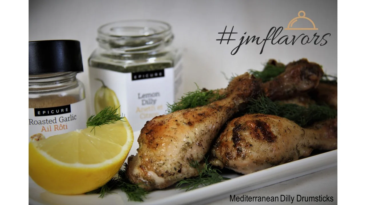 Mediterranean Dilly Drumsticks