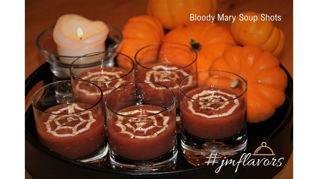 Bloody Mary Soup Shots