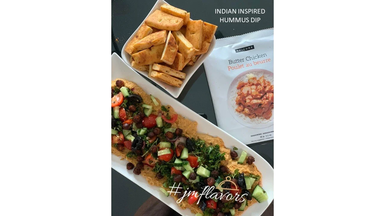 Indian Inspired Hummus Dip
