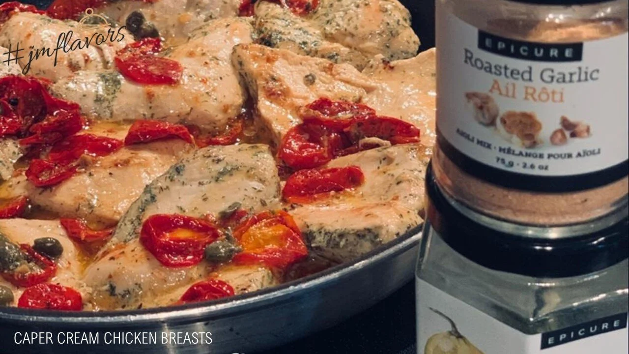 Caper Cream Chicken Breasts - a MUST try dish