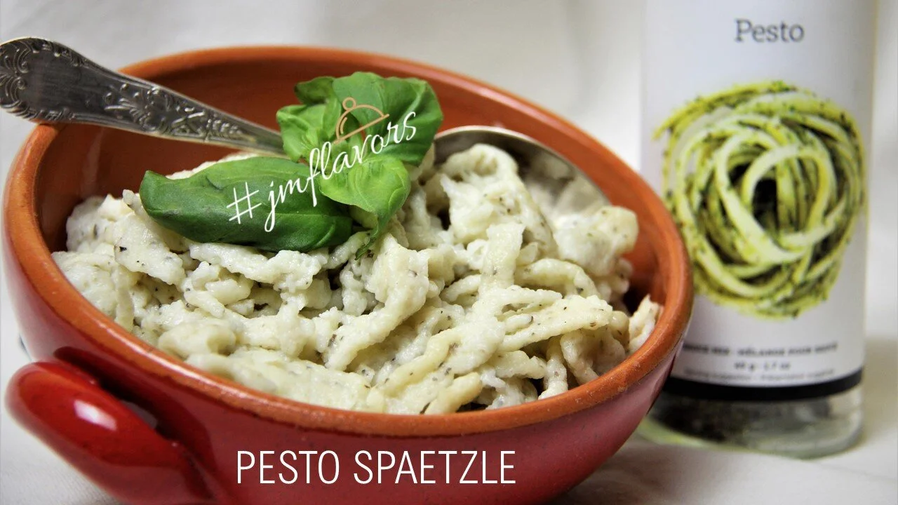 Pesto Spaetzle