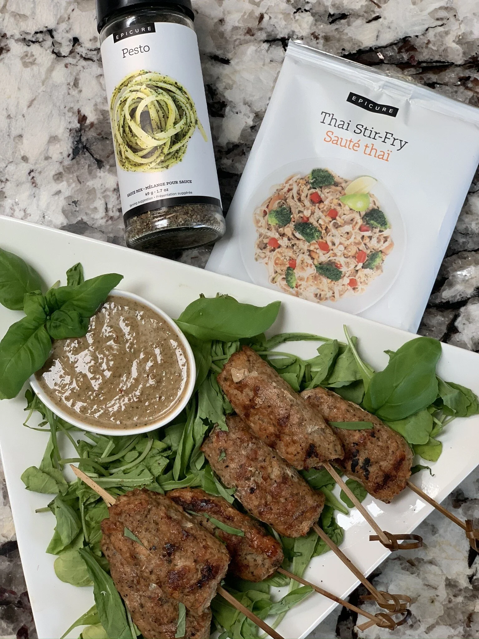 Thai Shrimp Pops with Satay Sauce