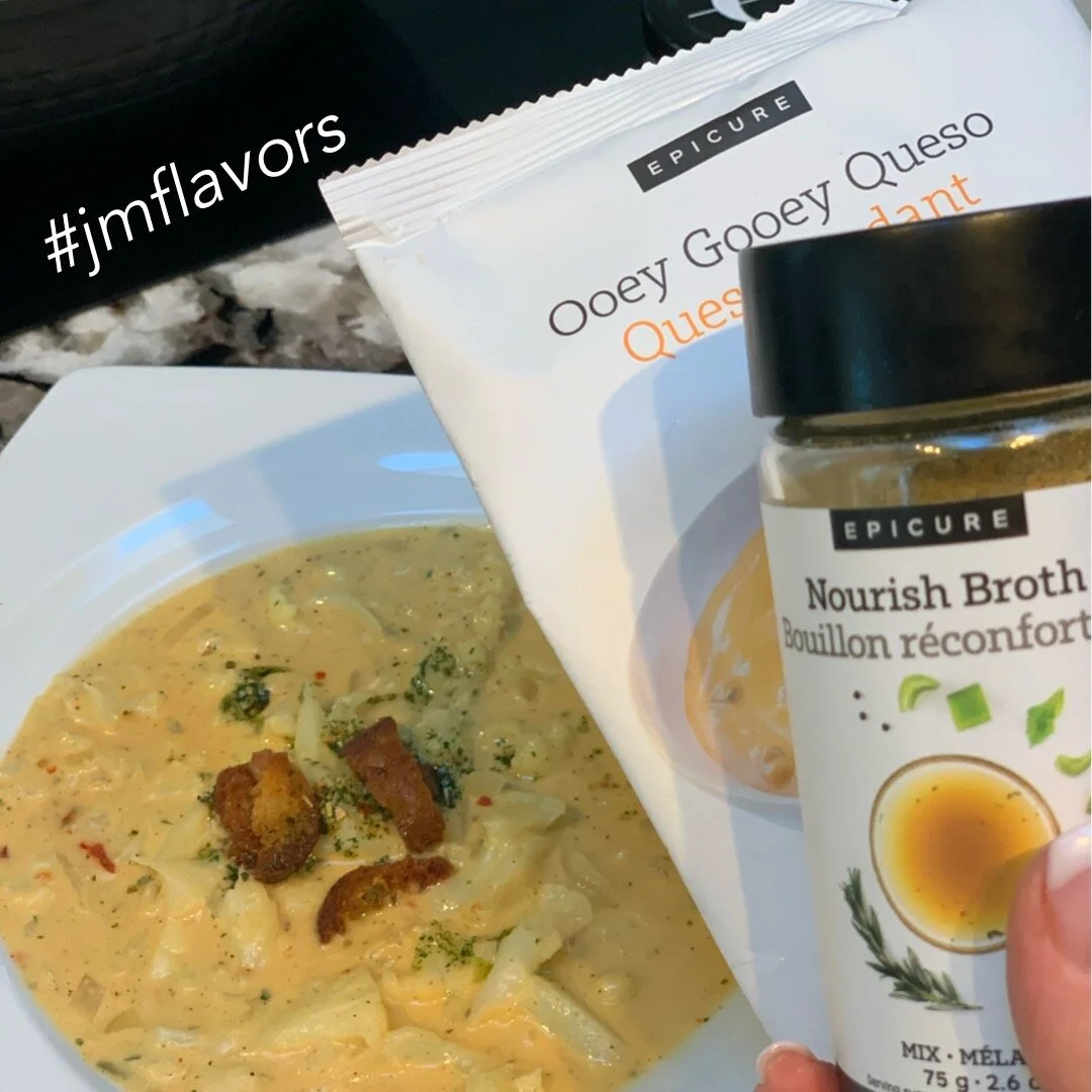 Zippy Cauliflower and Cheese Soup 