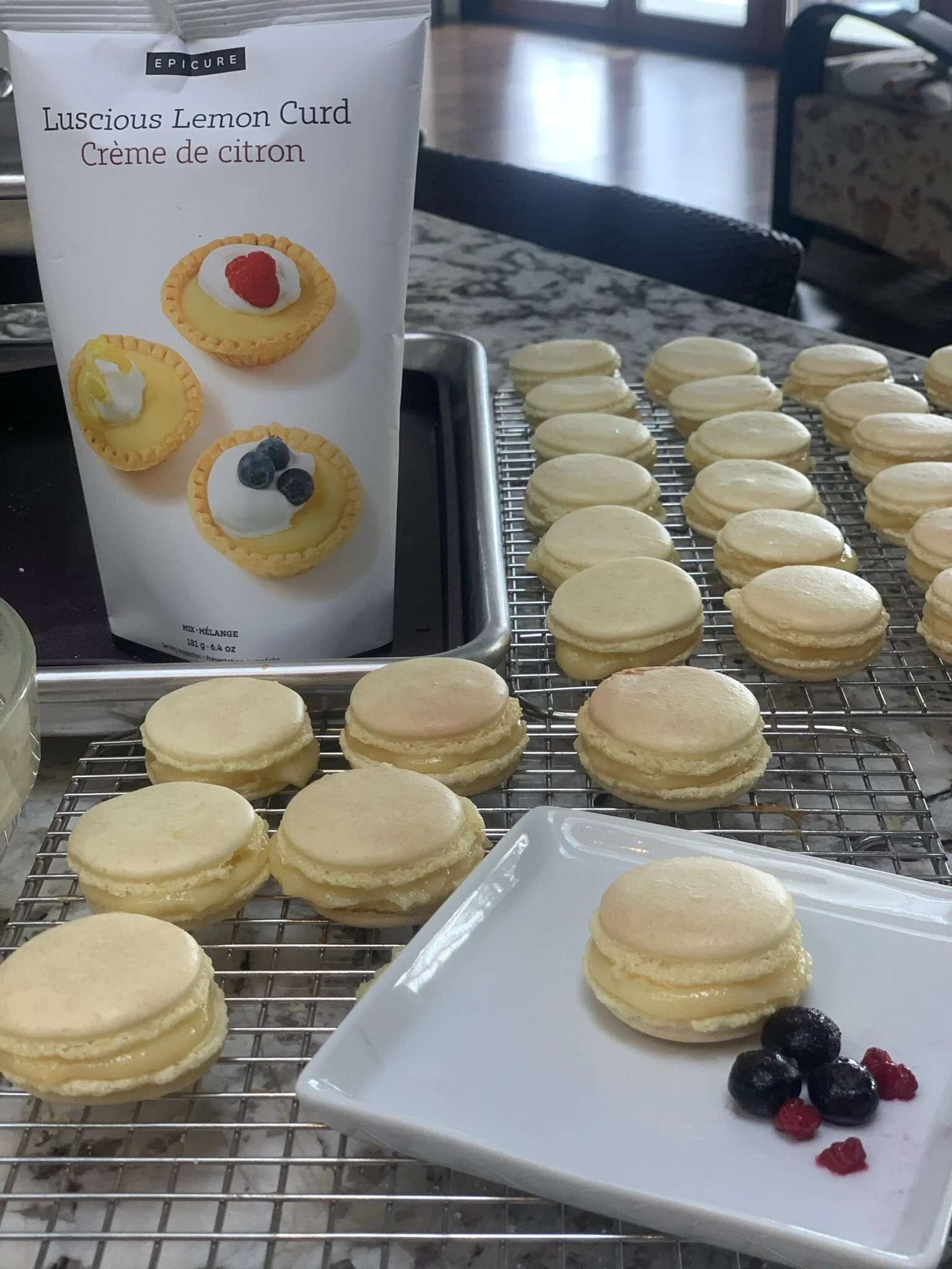 Luscious Lemon Macarons 
