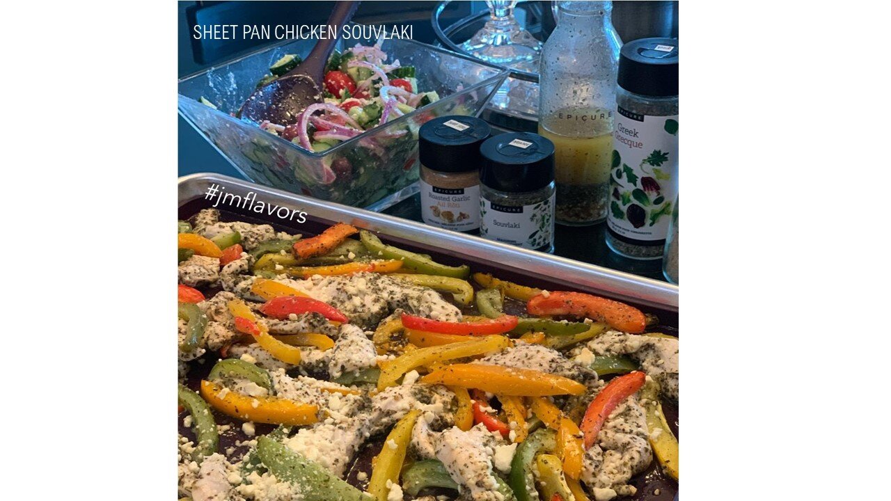 Sheet Pan Chicken Souvlaki