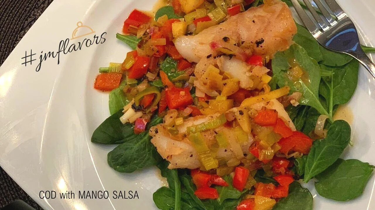 Cod with Mango Salsa
