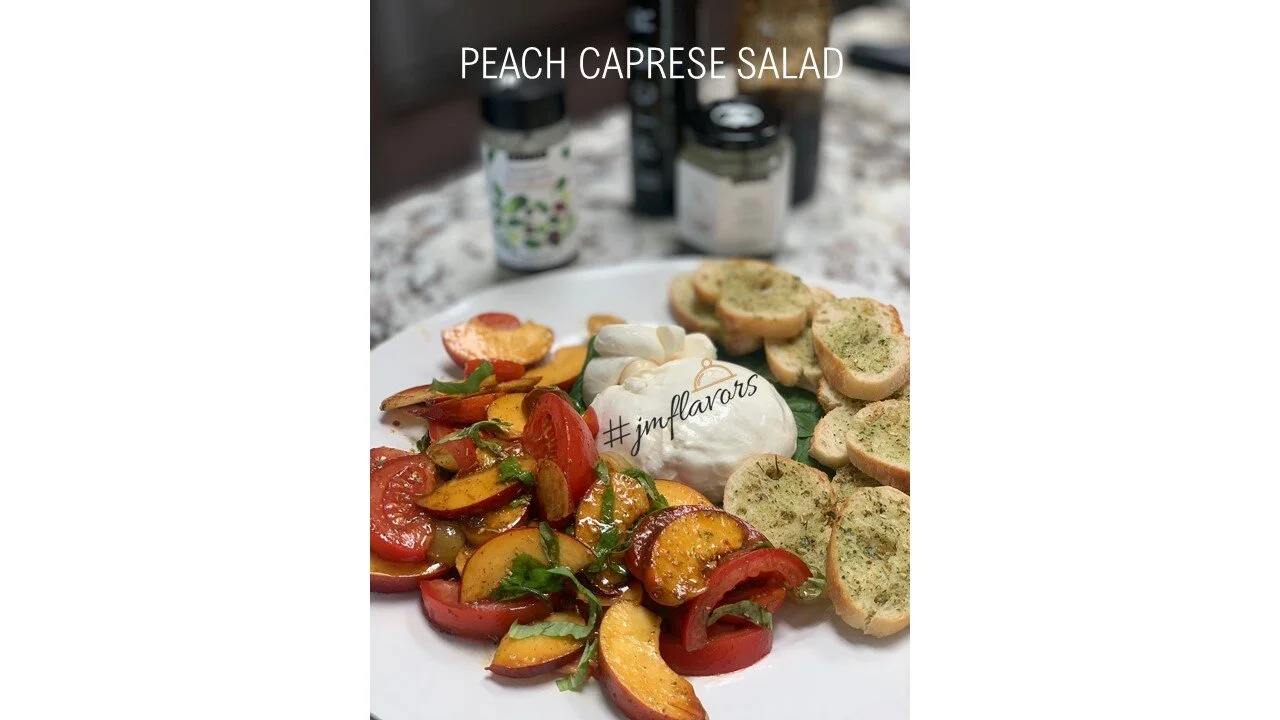 Peach Caprese Salad