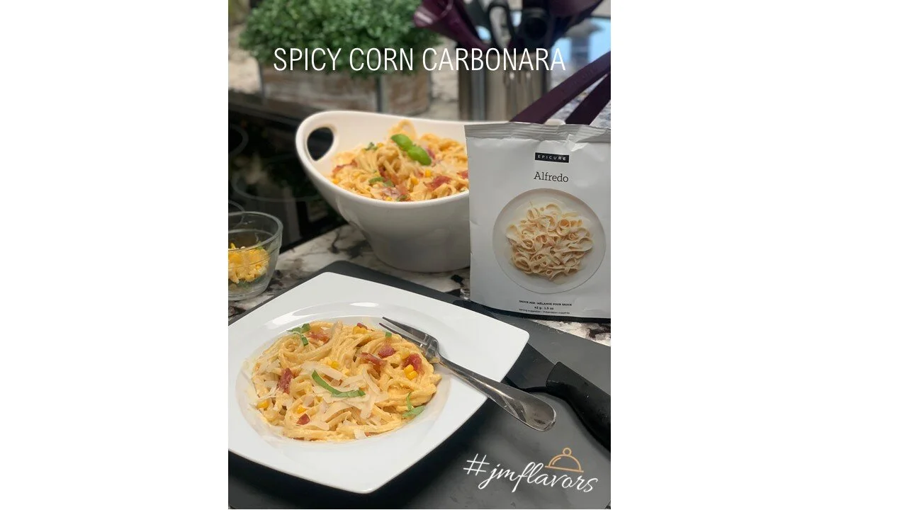 Spicy Corn Carbonara