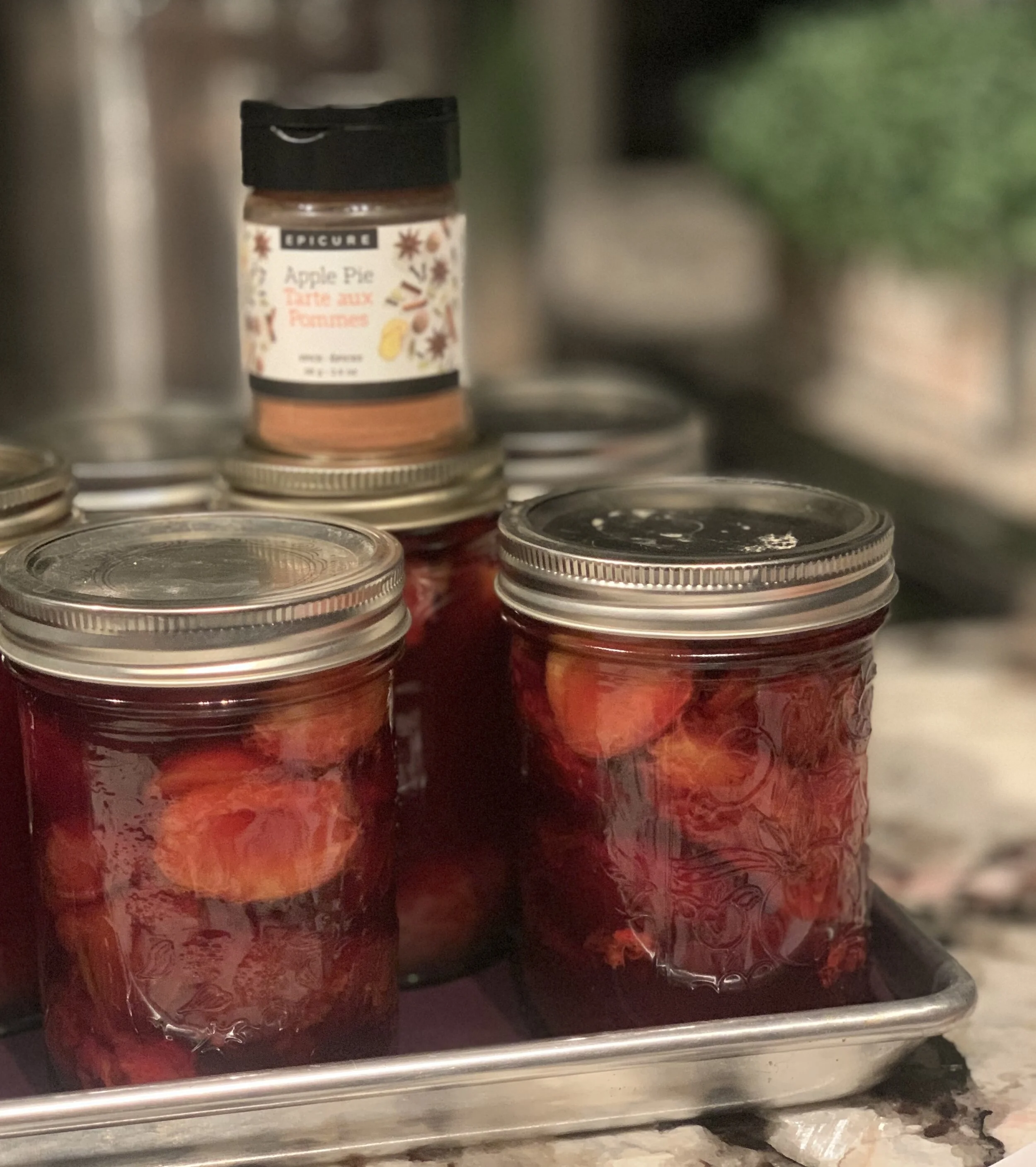 Spiced Italian Plums  -  Canned