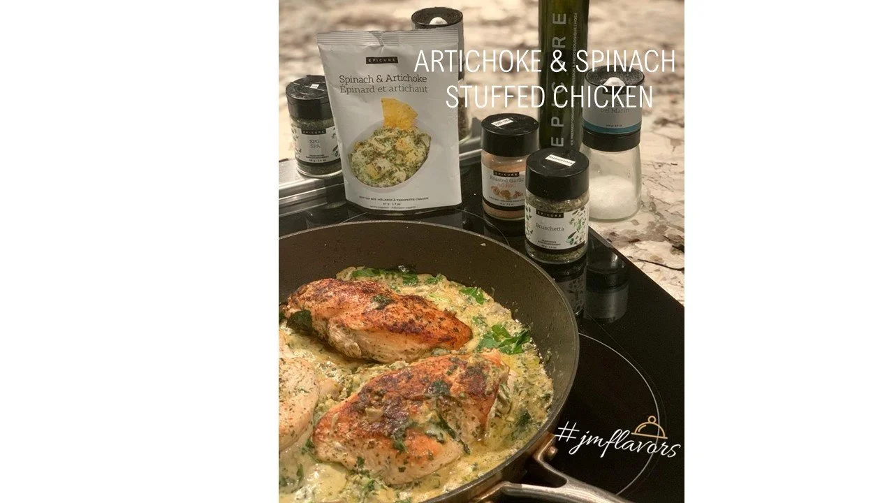 Artichoke &amp; Spinach Stuffed Chicken