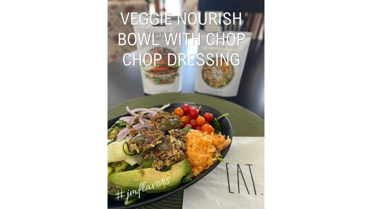 Veggie Nourish Bowl with Chop Chop Dressing