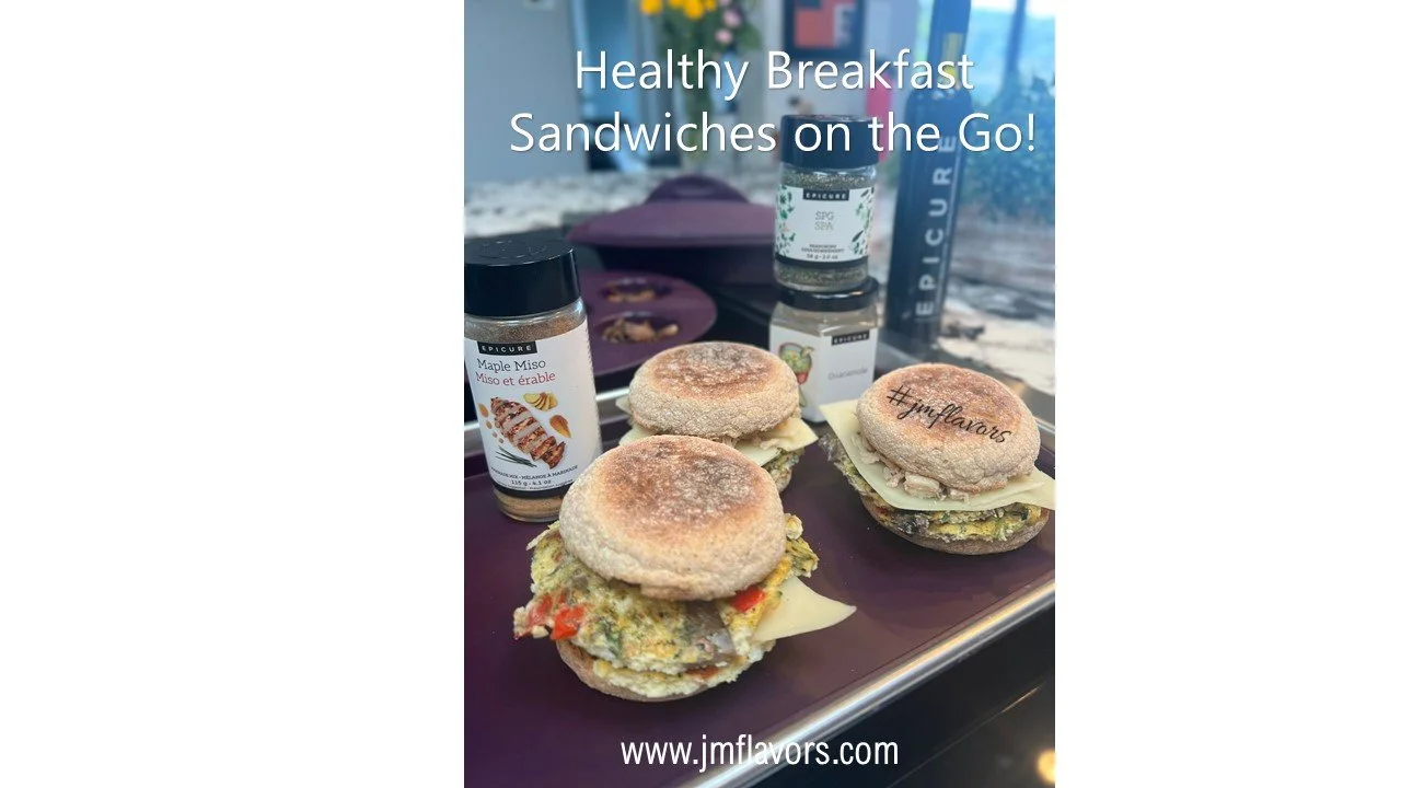 Healthy Breakfast Sandwiches on the Go!