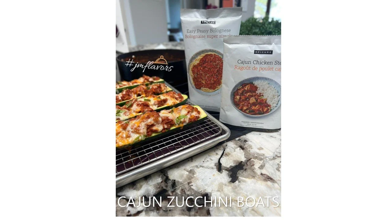 Cajun Zucchini Boats