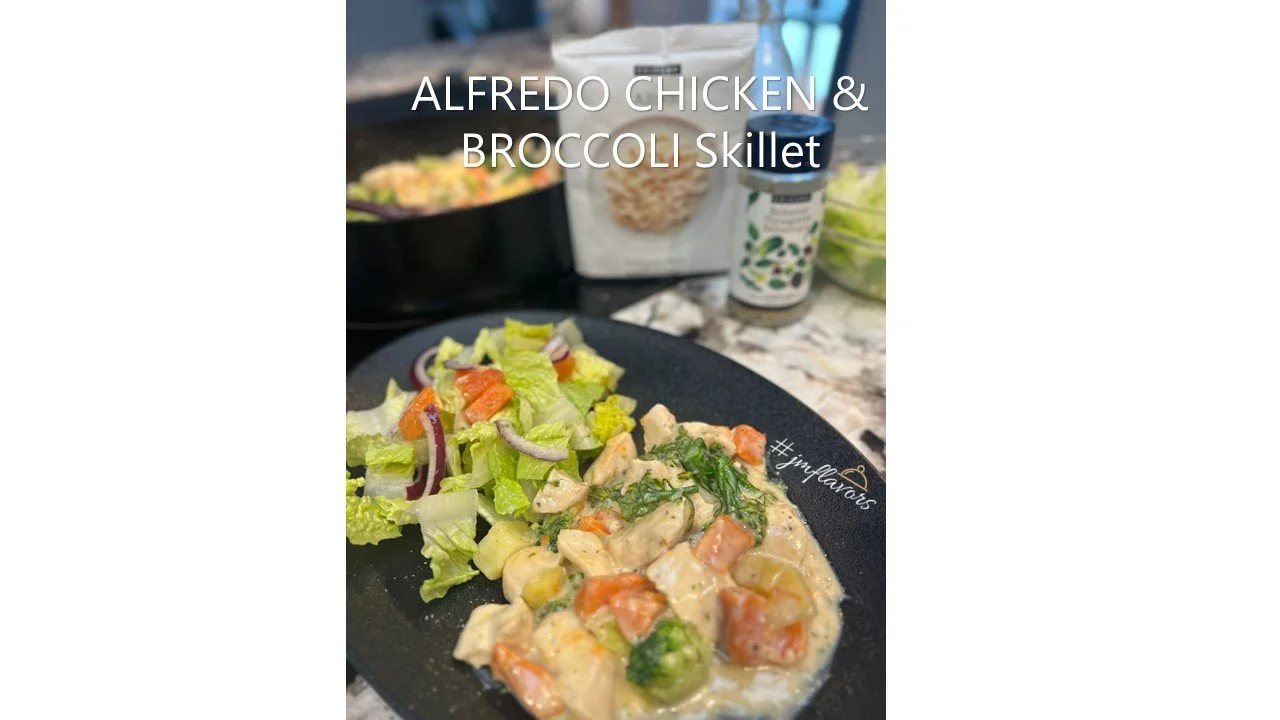 Alfredo Chicken &amp; Broccoli Skillet