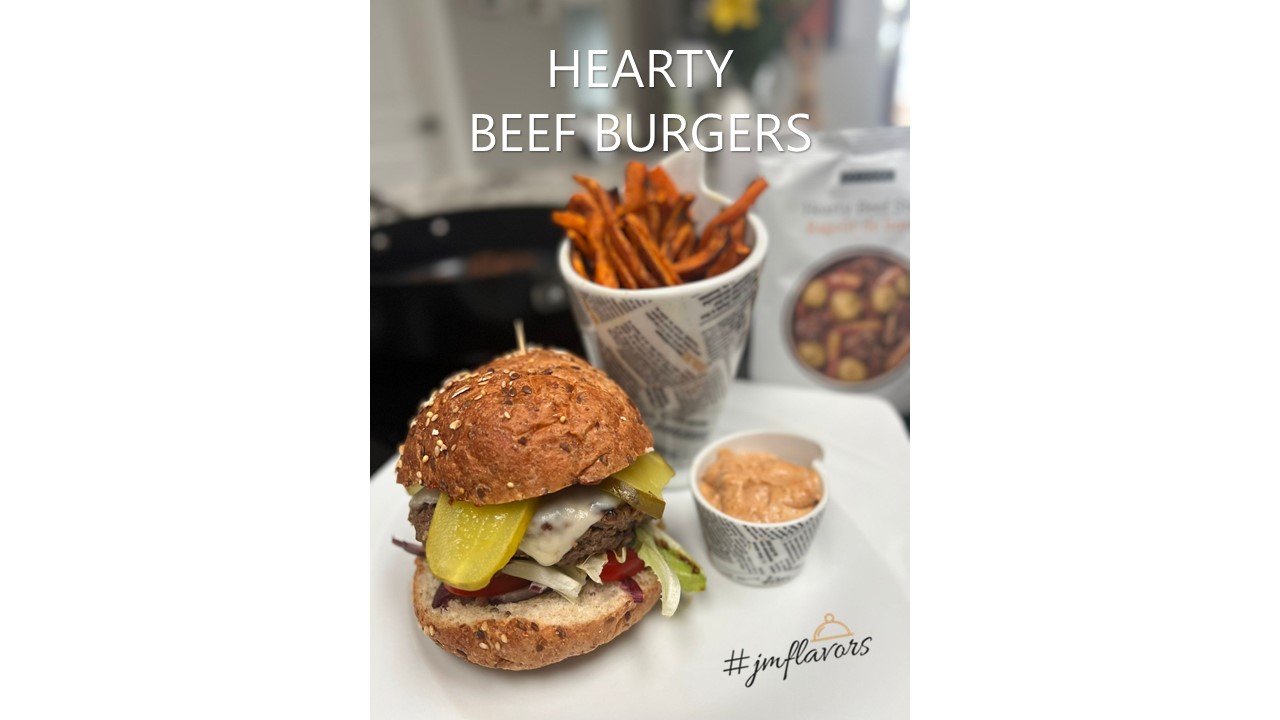 Hearty Beef Burgers