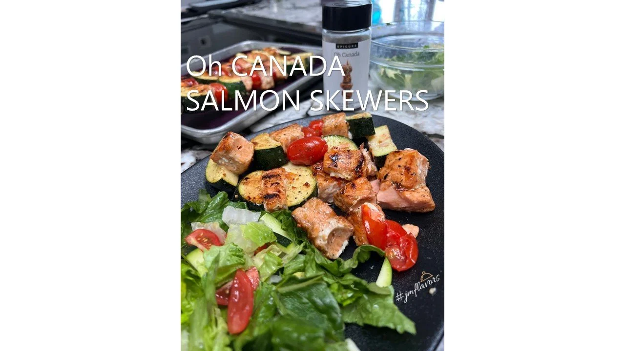 Oh Canada Salmon Skewers