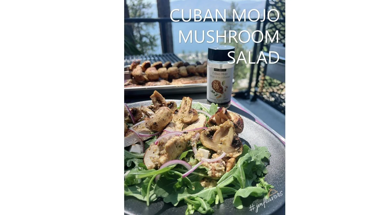 Cuban Mojo Mushroom Salad
