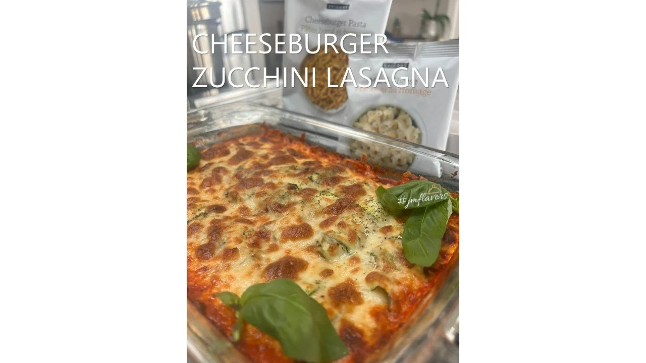 Cheeseburger Zucchini Lasagna