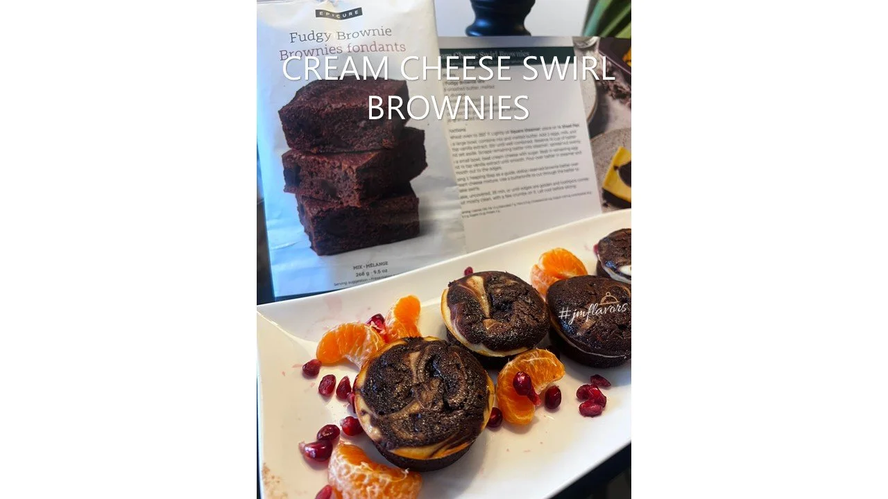 Cream Cheese Swirl Brownies