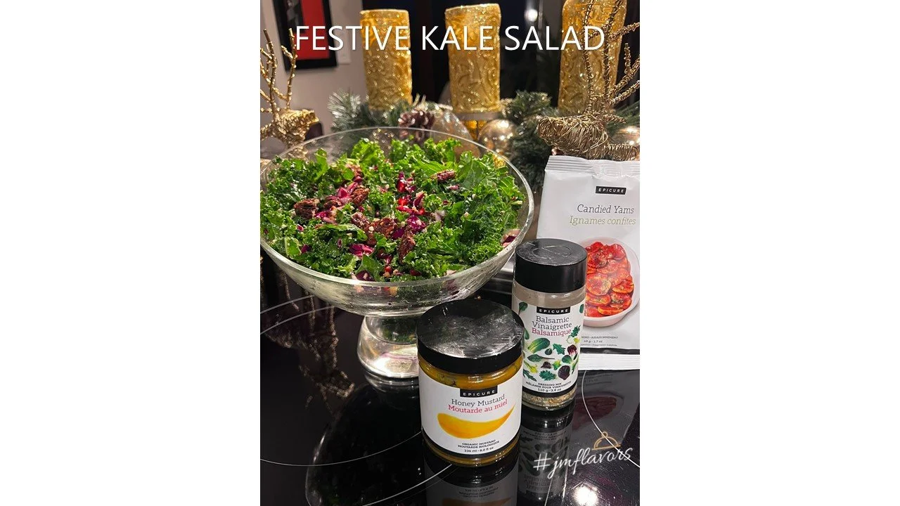 FESTIVE KALE SALAD
