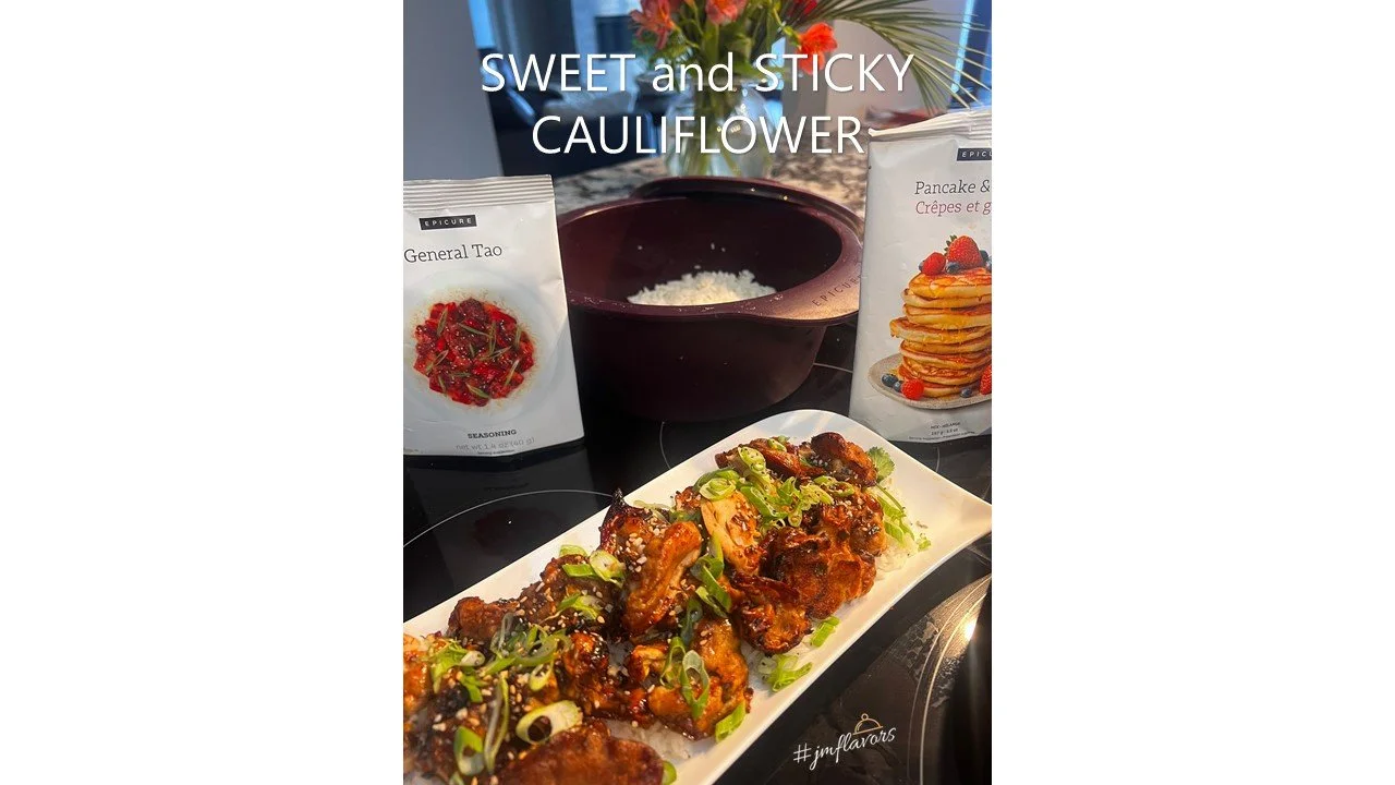 Sweet and Sticky Cauliflower