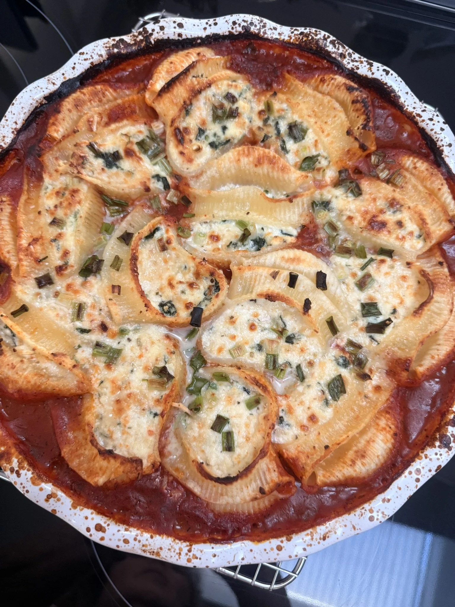 Beef Ricotta Stuffed Shells