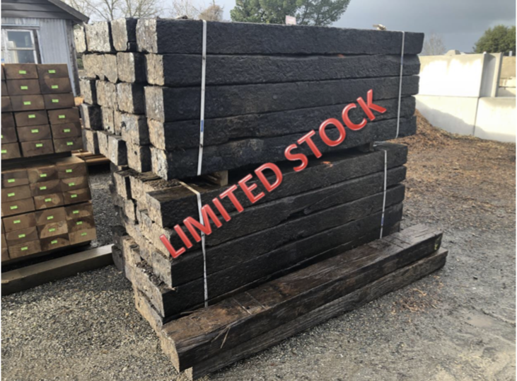 Rustic NZ Railway Sleepers