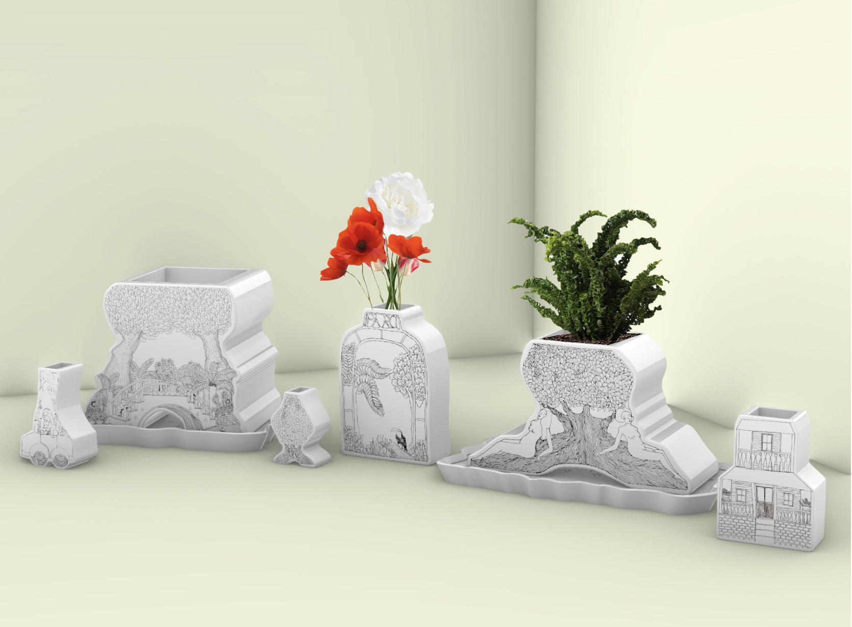 Ceramic Vase Collection
