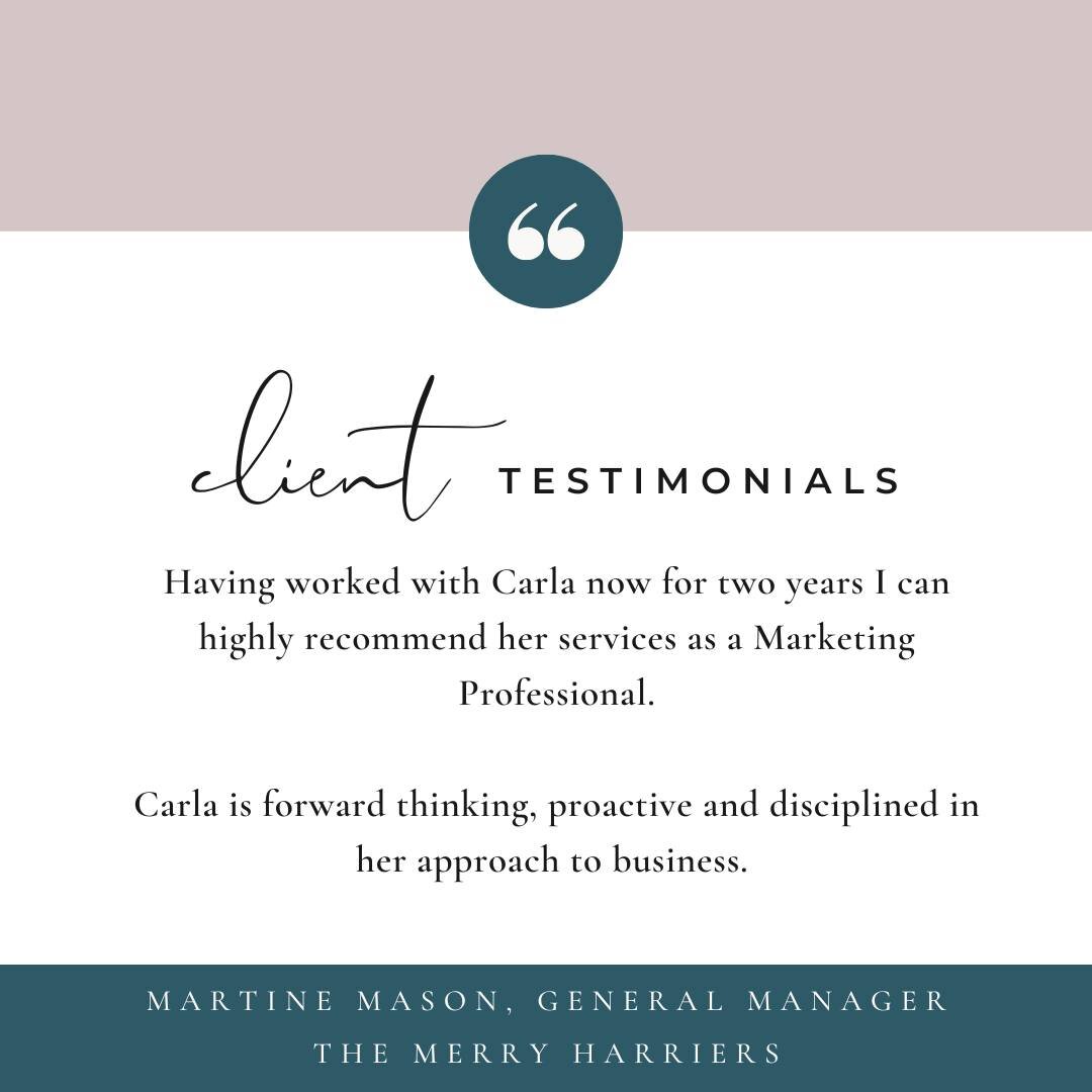 &quot;Having worked with Carla at CJ Hotel Consultancy now for two years I can highly recommend he services as a marketing professional. Carla is forward thinking, proactive and disciplined in her approach to business. She clearly understand the curr