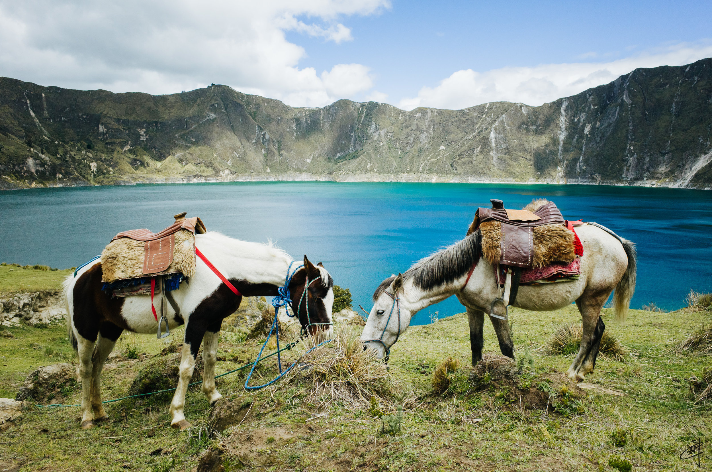 Quilotoa caldera, Ecuador